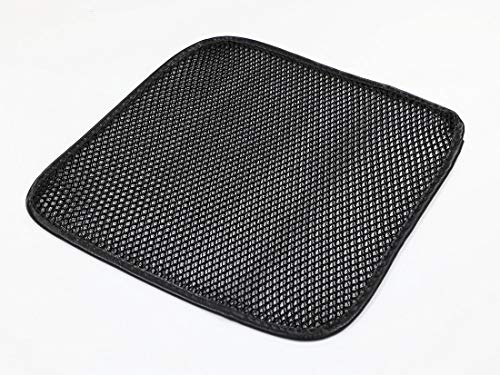 座布団 クッション デスクワーク 長時間 汗対策 クール 通気性 黒 車用 フリーサイズ 置くだけ