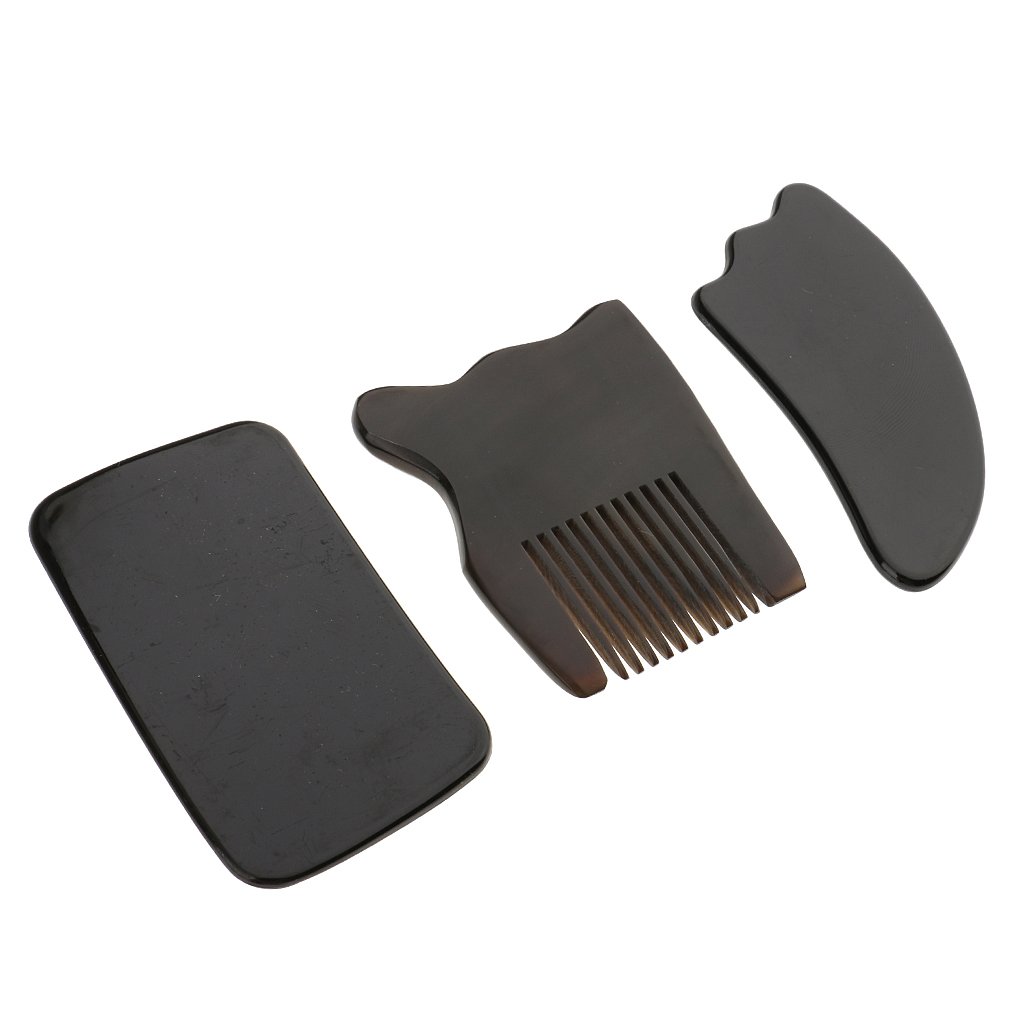SAZ Dekor 5Pieces Guasha Full Body Scraping Massage Back Neck Point Massage