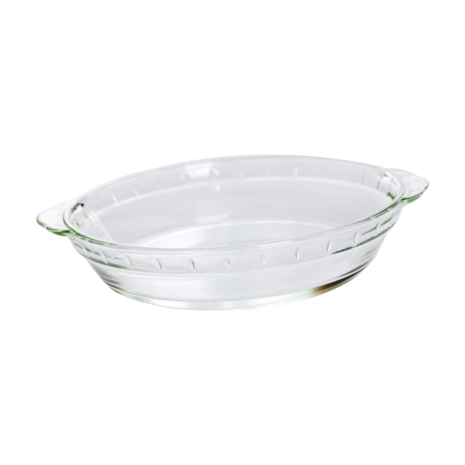 APGLSXY Multipurpose Glass Serving Tray for Oven Microwave Fridge and Dishwasher Safe Platter with Handles Kitchen Gadget Oven Safe Glass Bakeware