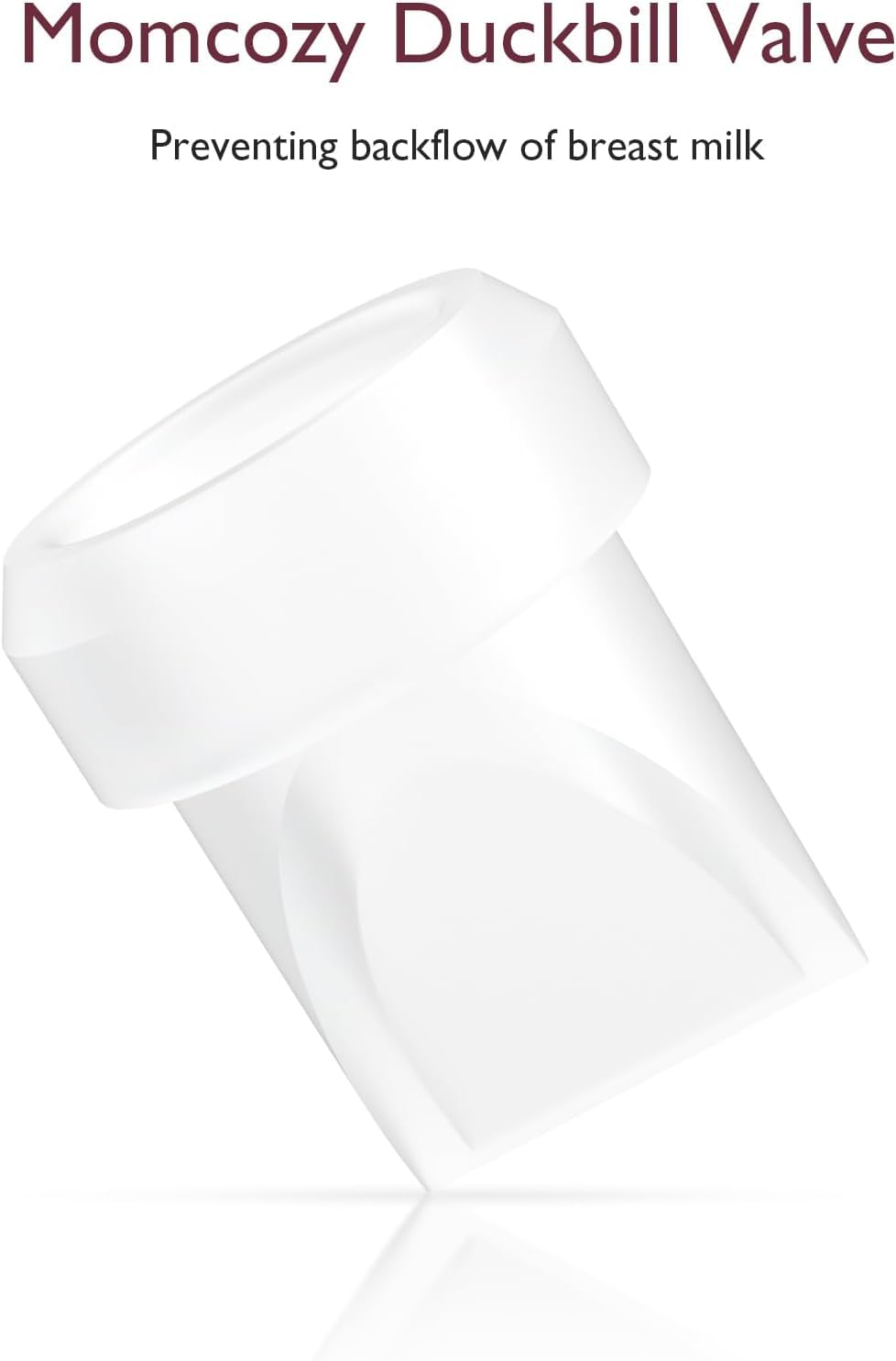 Momcozy Oryginalne V1 Pro/V2 Pro, części zamienne do pompki do mleka, zawory z dzióbkiem kaczki pasują tylko do Momcozy V1/V1 Pro/V2/V2 Pro, 4 sztuki