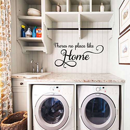 There's No Place Like Home Vinyl Wall Decal Family Love Quotes Wall Sticker For Home Decor #TOP1