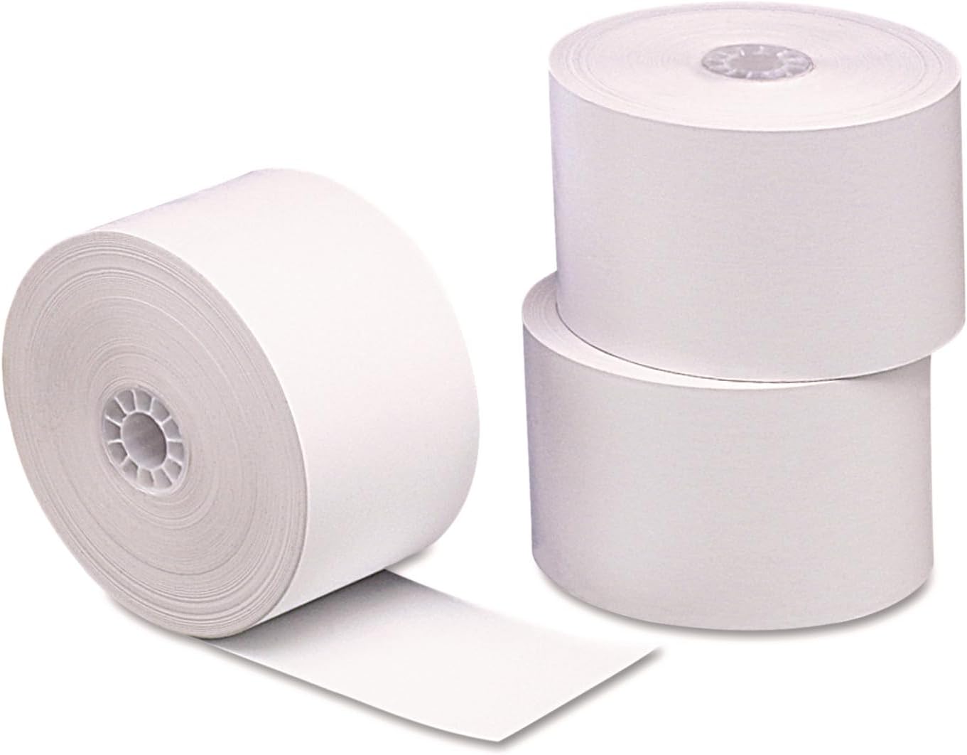 PM Company 18998 Thermal Print Paper Roll,Register/ATM,1-3/4-Inch x230-Ft, 10/PK,WE