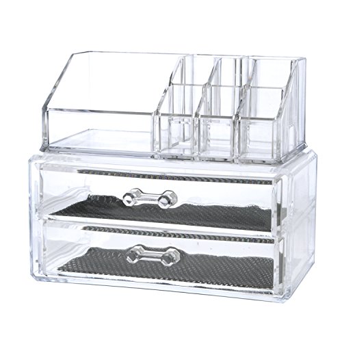 Acryl Kosmetik Organizer Make Up Aufbewahrung Kosmetikorganiser mit Schubladen 160x100x190mm