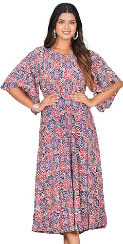 Image of Yash Gallery Women's Maxi Floral Printed Smoking Anarkali Dress