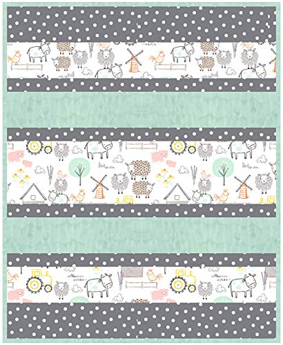 Minky Bambino Hay, There Cuddle Kit Quilt Kit Shannon Fabrics