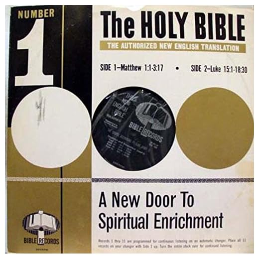 HOLY BIBLE NEW TESTAMENT ENGLISH TRANSLATION vinyl record