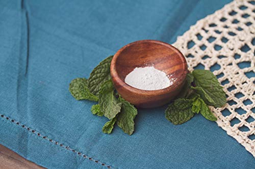 Zero Waste Up To 6 Month Supply Organic Vegan Fluoride Free Tooth Powder Peppermint Flavor- Ships Without Any Plastic Packaging I Natural Whitening I Stronger Teeth #TOP6