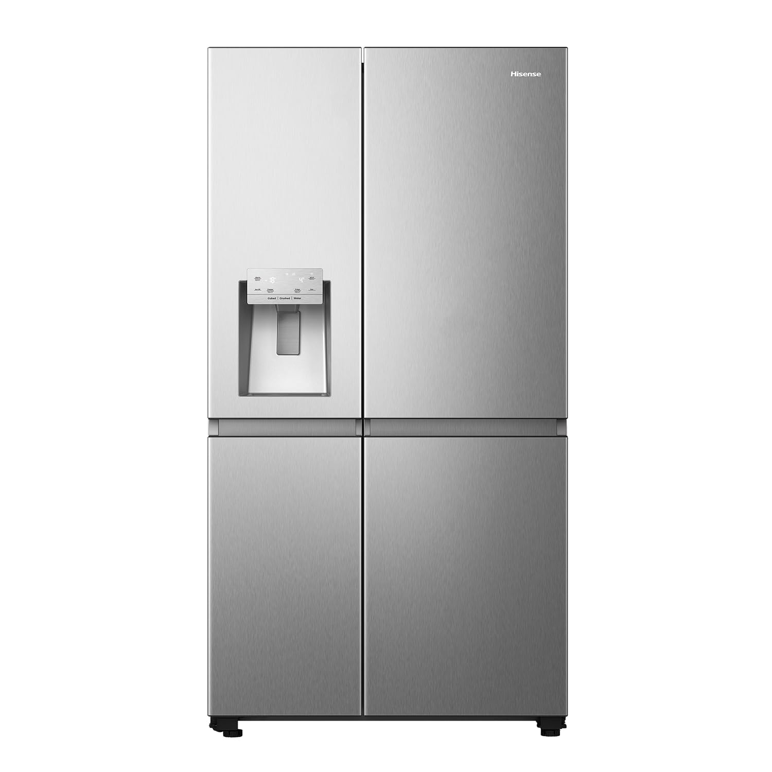 Hisense RS5P819SASEO Side by Side Refrigerator with WiFi Connectivity, Water and Ice Dispenser, Metal Tech Cooling, Ice Crusher, No Frost, Inverter compressor, 1 Year Brand Assurance