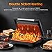 YASHE Sandwich Toaster, 1500W Panini Press Grill, XXL Non Stick Plates,Automatic Temperature, Indicator Lights, 2 Slice