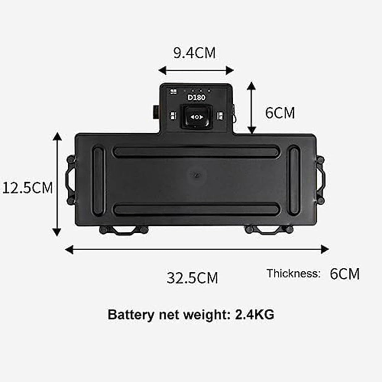 288 W elektrisch motorisiertes Surfbrett, Surf & SUP Finne Akku Elektrische Flosse Stand Up Paddle Board Motor Surf Board 12V Kajak Surfboard Wiederaufladbar Powered Surfboard Kit