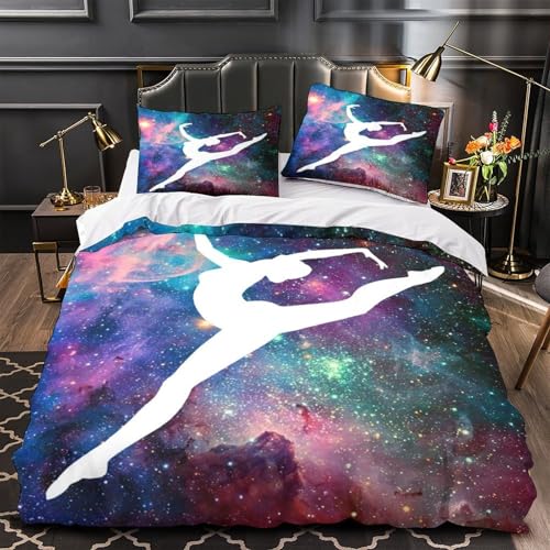 Housse de couette microfibre de qualité silhouette de danseuse - 2