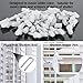 Jetec 125 Pieces Plantation Shutter Repair Kit Includes 85 Pcs Spring Loaded Shutter Pins, 8 Sets Plantation Shutters Magnets and 32 Screws for Windows, Shutter, Furniture, Tools Supplies
