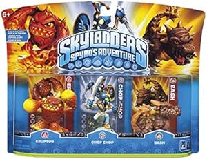 Figurine Skylanders : Spyro's adventure - Chop Chop + Bash + Eruptor