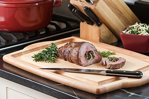 Miniatura 2 de J.K. Adams Tabla de tallar de madera de arce de 20 x 14 pulgadas con asas