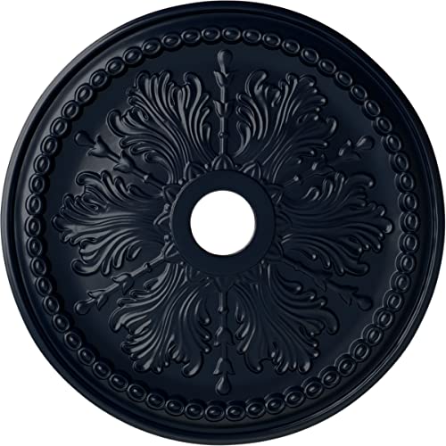 27 1/2"OD x 4"ID x 1 1/2"P Winsor Ceiling Medallion (Fits Canopies up to 4"), Hand-Painted Midnight Dream