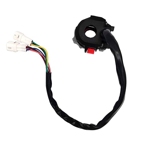 Miniatura 6 de Yamaha Raptor YFM 700R 700 R YFZ450R YFZ450X YFZ 450R 450X Interruptor de manillar izquierdo Interruptor de arranque y parada de faro delantero