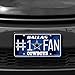 Rico Industries NFL Football Dallas Cowboys #1 Fan Metal Auto Tag