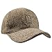 Men's Winter Wool Fleece Faux Fur Peaked Baseball Cap Hat With Fold Ear Warmer