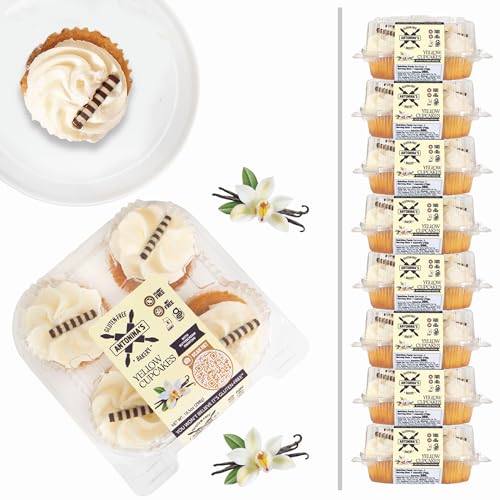 Antonina's Gluten-Free Bakery Yellow Cupcakes | Certified Gluten-Free | Nut