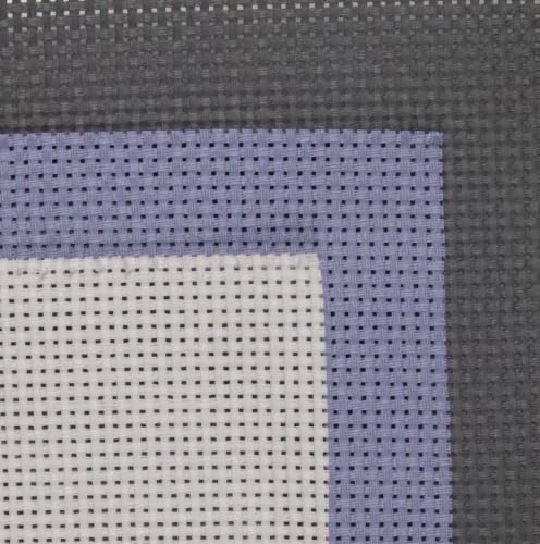 Image of KCS 3 pc of 15 inch x 18 inch(38cmx45cm) 11 Count Cross Stitch Cotton Aida Cloth Needlework Rolled Fabric Box,11CT,Pearl Grey +Light Steel Grey+Dark Grey