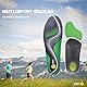 Sidas Unisex 3feet Activ’ Mid-einlegesohlen Sohlen, Green Black, Medium EU