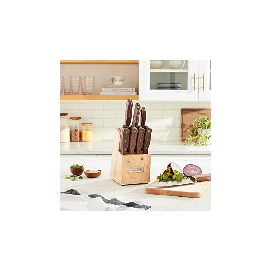 Cuisinart-C55W-14PCB-Advantage-Cutlery-14-Piece-Triple-Rivet-Walnut-Knife-Block-Set Cuisinart C55W-14PCB Advantage Cutlery 14-Piece Triple Rivet Walnut Knife Block Set