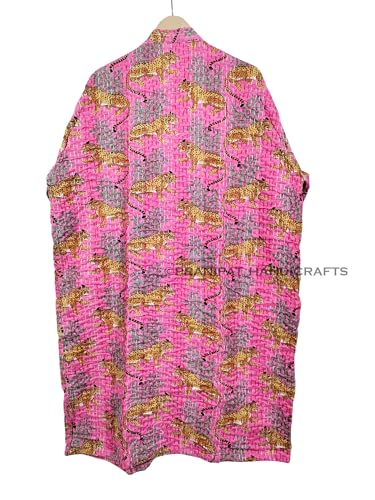 Ethnic Women Jacket Kantha Evening Wear Lightweight Jacket Front Open Midi Cotton Hippie Christmas Wear2