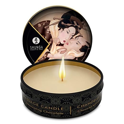 SHUNGA MINI CARESS BY CANDELIGHT VELA MASAJE CHOCOLATE 30ML