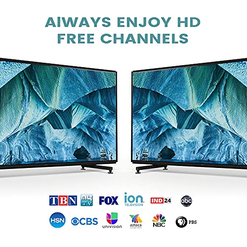 Antop At-420B Indoor And Outdoor Antenna – Omnidirectional Tv Antenna 75 Mile Range 26Ft Coaxial Cable With Indoor Stand And Outdoor Mounting Kit Hdtv Antenna #TOP5