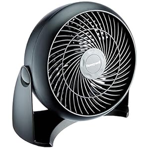 Honeywell Krachtige TurboForce-ventilator (stille verkoeling, 90° variabele kanteling, 3 snelheidsinstellingen, wandmontage, tafelventilator) HT900E