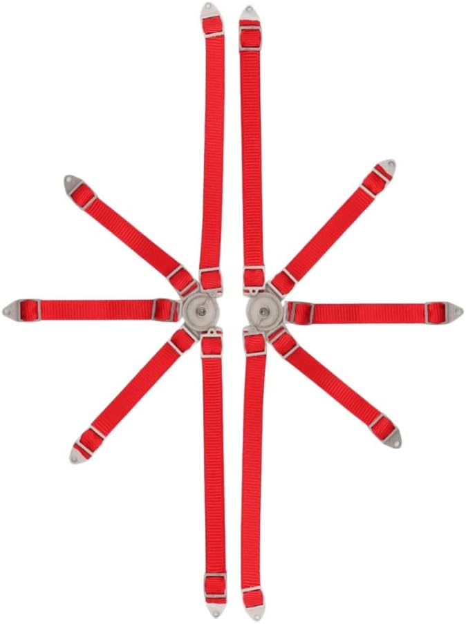 2Pcs 1/10 Car Driver Seat for Wraith D90 D110, Red