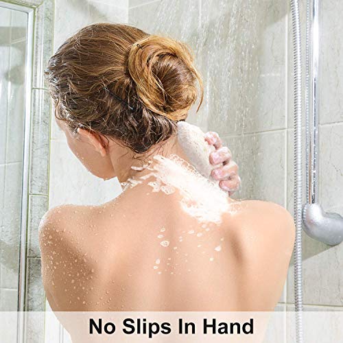 Pretop 4x Seifensäckchen Bio, Seifensäckchen Sisal, Seifenbeute Natur, Aufschäumen und Trocknen der Seife, Peeling, Massage, Seifenbeutel | Seifensack | Seifenreste | Seifentasche