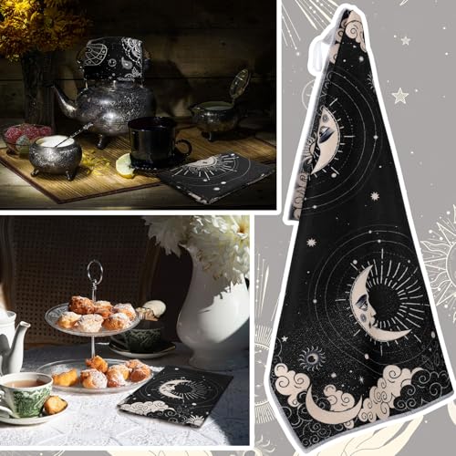 Paños de cocina de algodón góticos para una decoración única al cocinar 7