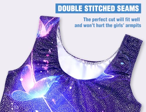 Image of TENVDA Leotards for Girls Gymnastics One Piece Biketard(Multiple Colors)