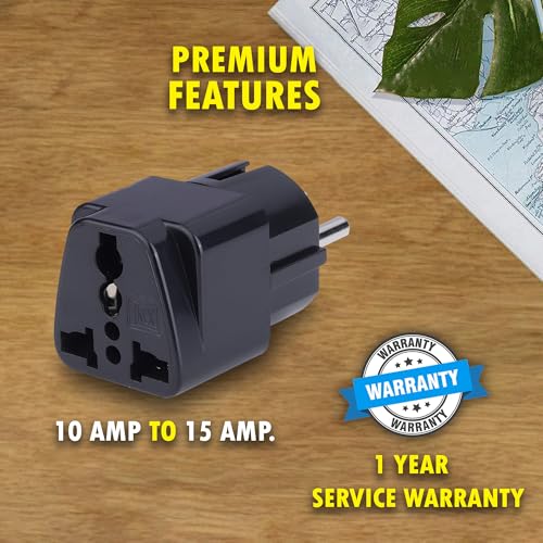 Image of MX Europe Travel Adapter - India to Europe (Schuko)