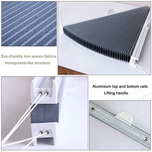 Cellular Blinds,Interior Blackout Curtains,Cellular Shades Cordless,Top Down Bottom Up,Thermal Insulation Window Shades For Bedrooms,Baby Nursery,Bathrooms,Wxh-30X100Cm/11.8X39.4In #TOP1