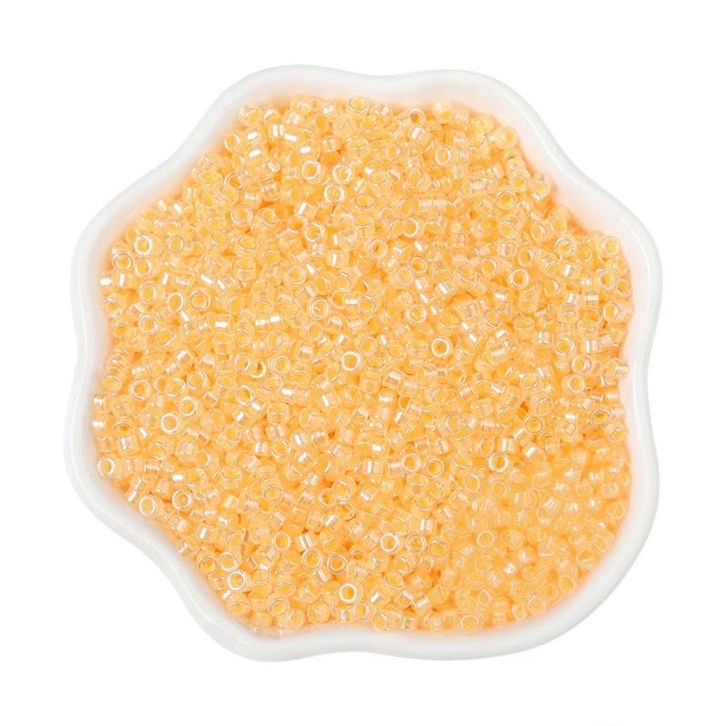 THAYLA 31000/62000 szt. 2,5 mm świecące szklane koraliki z nasionami do produkcji biżuterii kucyk koraliki ryżowe mini koraliki nasiona do bransoletki DIY koraliki perłowe nasiona