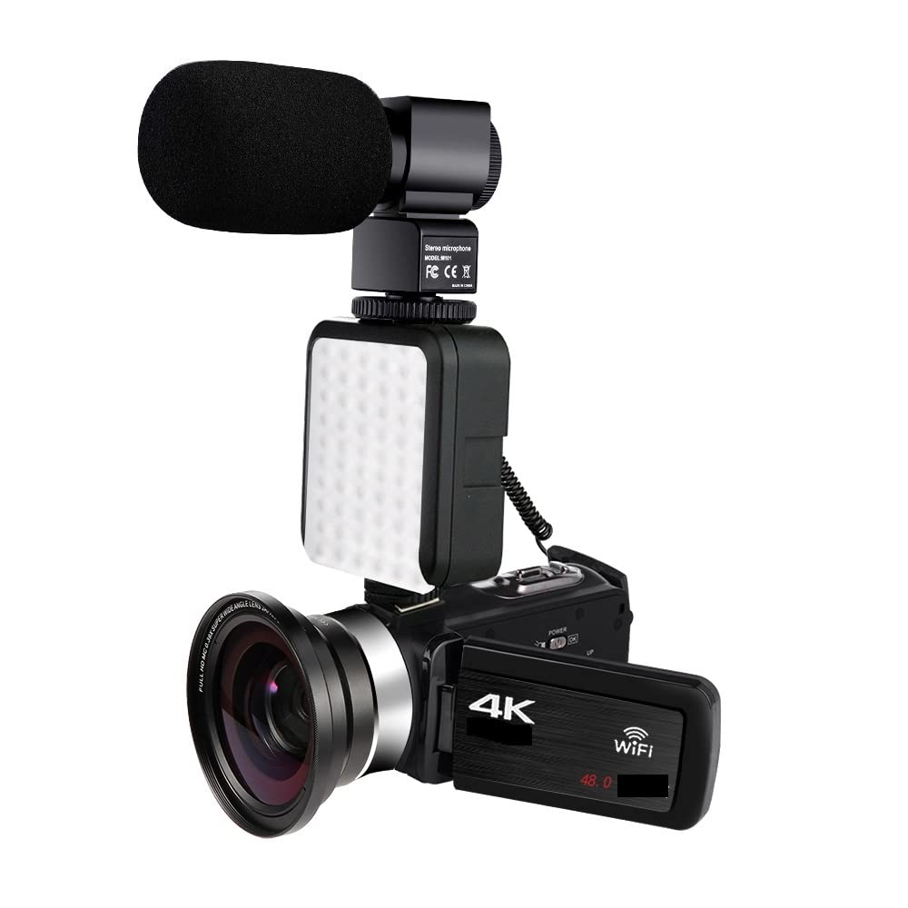 Caméscope vidéo 4K résout le manque de stockage et les vlogs flous en intérieur