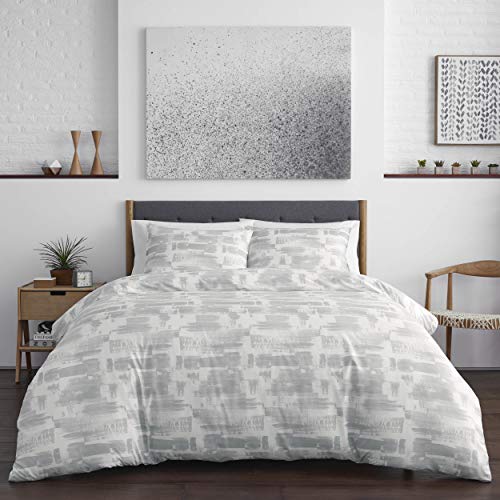 City Scene Aria Comforter Set, Full/Queen, Pastel Gray #TOP1
