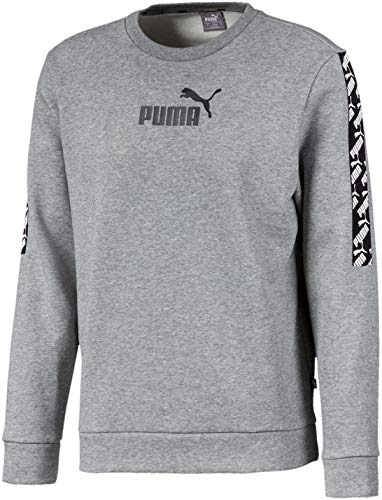 PUMA Men's Sweatshirt, Medium Gray Heather, X-Large