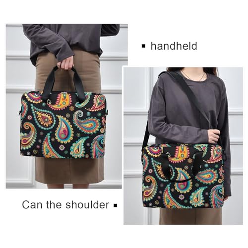 Funda Maletín para Portátil ALAZA Colorful Paisley miniatura 2