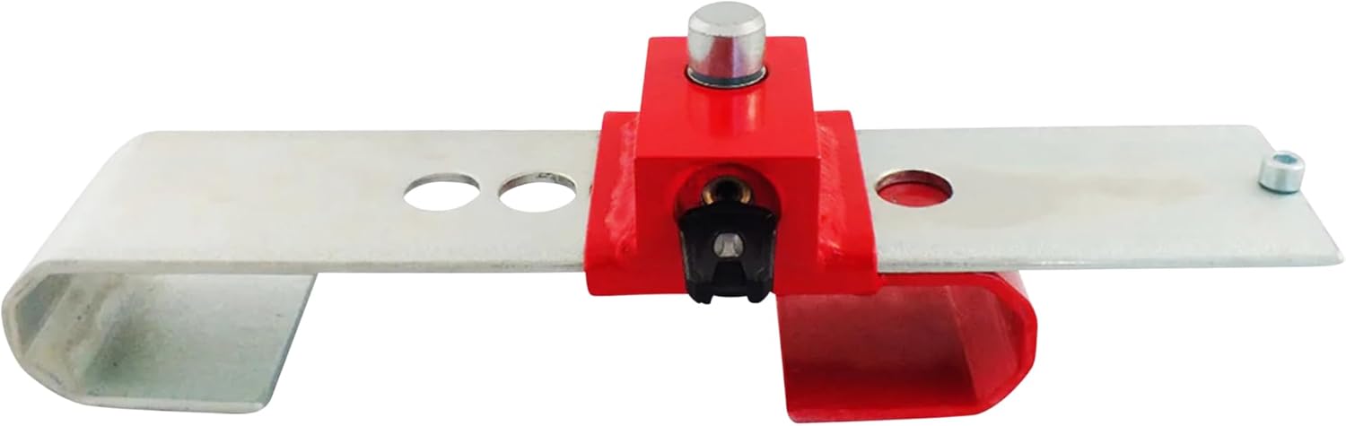 DoubleLock Rhino Ultra-Duty Container Security –(Expandable) High-Visibility Red Anti-Theft Device for Trailers, Storage Units, and Trailers. Cargo, Freight, Fence, Storage Lock.