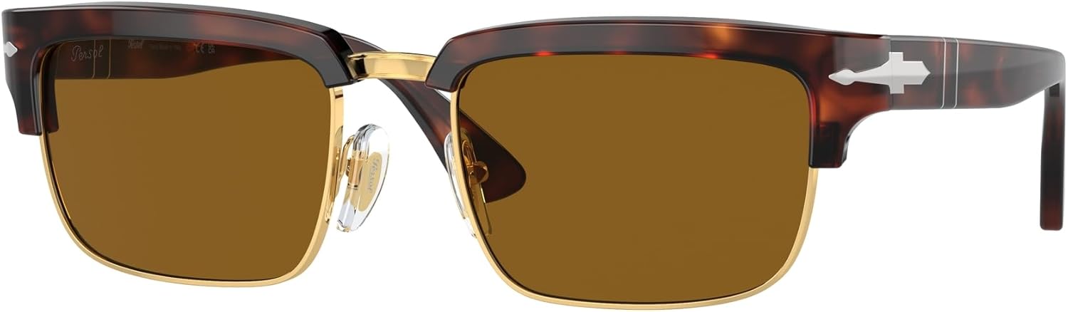 Persol Unisex Po3354s Rectangular Sunglasses