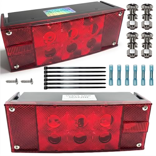 Wave One Marine LED Boat Trailer Light Set (2PCS)