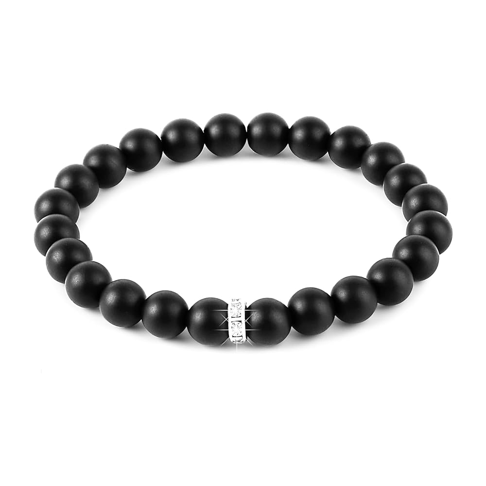 Amazon.com: Black Onyx Protection Bracelet, Men Women Amazon.com: Black Onyx Protection Bracelet, Men Women