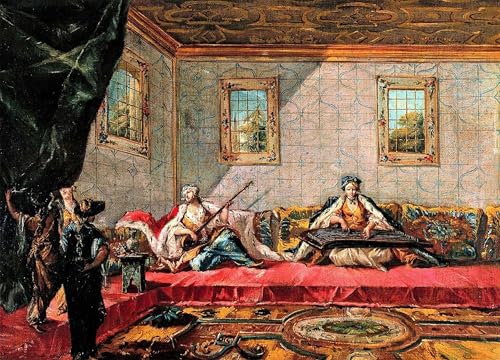 Art Mural Deux Odalisques Francesco Guardi poster pour décoration de chambre unique