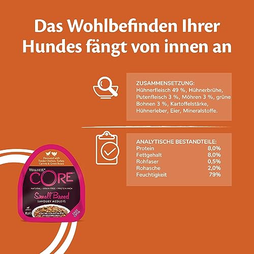 Wellness CORE Small Breed Savoury Medleys Hundefutter für kleine Rassen