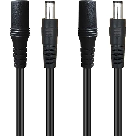 25ft DC Power Extension Cable For CCTV & Security Cameras - 2.1mm X 5.5mm Connector