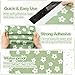 JarThenaAMCS 100Pcs Daisy Poly Mailers 10 x 13 Inch Green White Floral Packaging Bags Flower Self Seal Mailing Envelope Bags for Spring Small Business Clothing