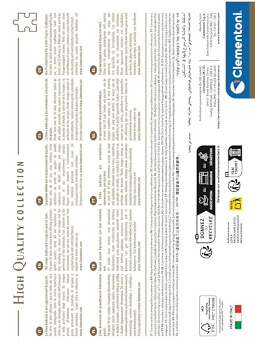 Clementoni Puzzle pour Adultes 1000 Pièces HQC Museum The Kiss Hayez Compact Box Fabriqué en Italie 37064 - vue 3